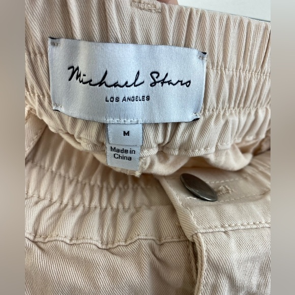 Michael Stars Peach Pink Jogger Pockets Pants Women’s Medium - Picture 3 of 13